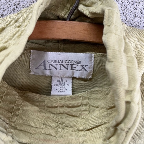 Casual Corner Silk Blend Turtleneck Tank - Picture 3 of 5